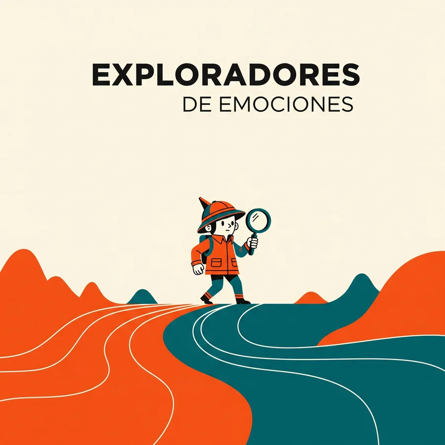 Exploradores de Emociones - Ilustración del podcast de Laura Aguilera