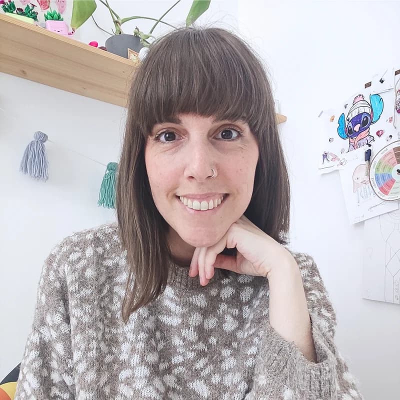Laura Aguilera durante una sesion de psicologia infantil en Sant Andreu, Barcelona