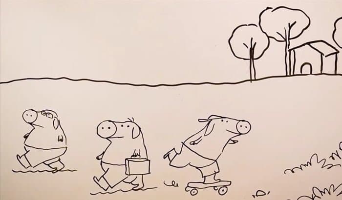 Psico Ayuda Infantil - Cuentos Infantiles, Los tres cerditos